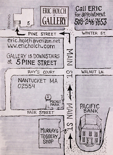 Map to Pine Street