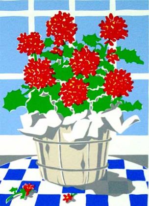 Geraniums: click to enlarge