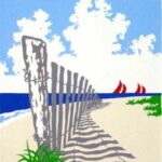 Beach Shadows Miniature Print Beach Shadows