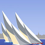 Closehauled Miniature Print Closehauled