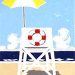 Lifeguard Miniature Print Lifeguard