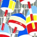 Lobster Pots Miniature Print Lobster Pots