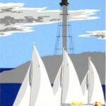 Marblehead Light Miniature Print Marblehead Light