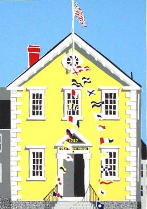 Miniature Print Old Town House