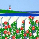 Picket Roses Miniature Print Picket Roses