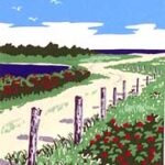 Sandy Lane Miniature Print Sandy Lane