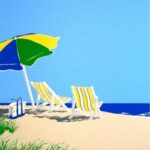 Large Prints Summer Canvas